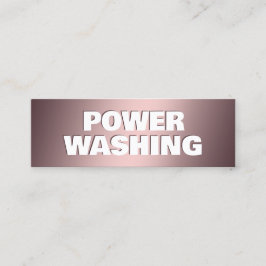 Drukwassen Mini Visitekaartje