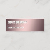 Drukwassen Mini Visitekaartje (Achterkant)