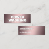 Drukwassen Mini Visitekaartje (Voorkant / Achterkant)