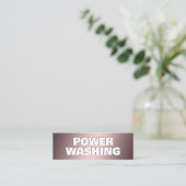 Drukwassen Mini Visitekaartje (Staand voorkant)