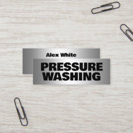 Drukwassen Mini Visitekaartje