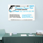 Drukwassen Moderne Power Wash Cleaner Shop Spandoek (Beurs)