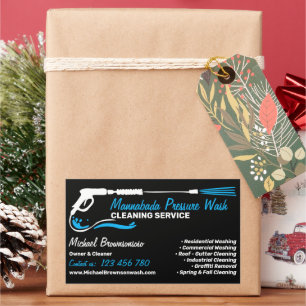 Drukwassen Rechthoekige Sticker