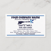 Drukwassen Visitekaartje (Voorkant)