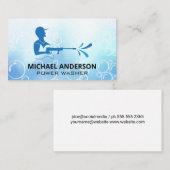 Drukwasservices | Zeepbellen Visitekaartje (Voorkant / Achterkant)