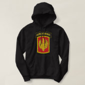 Drukwerk 18e veldartillerie-brigade hoodie (Design voorkant)