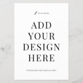 Drukwerk Flyer Afdrukken A5 Formaat Upload Je Ontw (Achterkant)