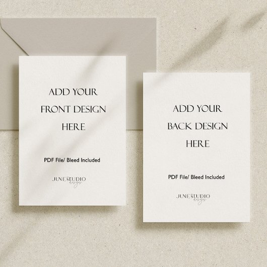 Drukwerk voor dubbelzijdige kaarten van 5x7"