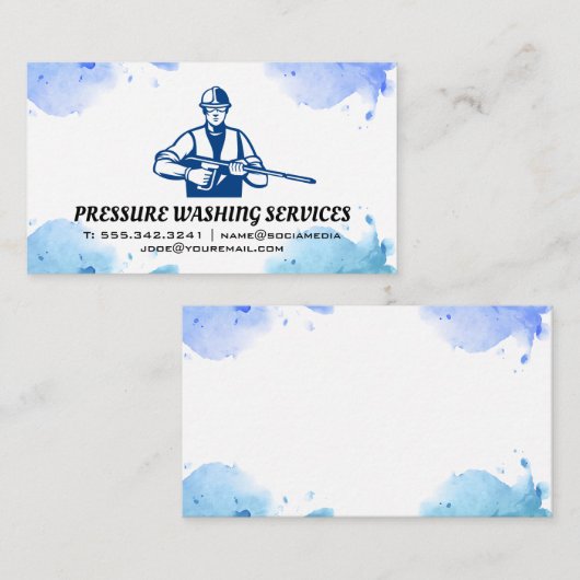 Drukwerker Visitekaartje (Voorkant / Achterkant)