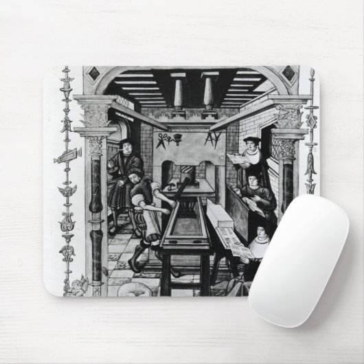 Drukwerkplaats Muismat (Met muis)