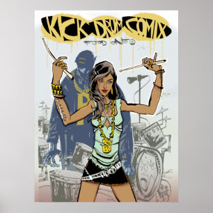 Drum 1 afdrukken/Posters selecteren Poster