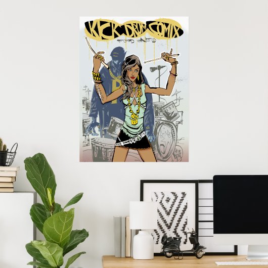 Drum 1 afdrukken/Posters selecteren Poster (Thuiskantoor)