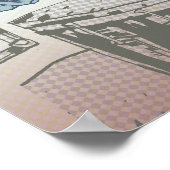 Drum 1 afdrukken/Posters selecteren Poster (Hoek)