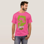 Drum and Bass Dirty DNB Music Liquid Oerwoud Drum  T-shirt (Voorkant volledig)