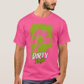 Drum and Bass Dirty DNB Music Liquid Oerwoud Drum T-shirt (Voorkant)