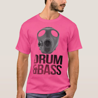 Drum and Bass T Shirt gasmasker ontwerp