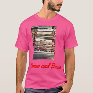 Drum and Bass Vinyl Music Shirt voor mannen en vro