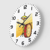 Drum and Cymbal Music Percussion Art Grote Klok (Hoek)