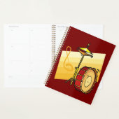 Drum and Cymbal Music Percussion Art Planner (Display)