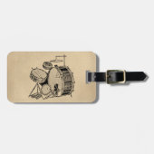  drum bagagelabel (Voorkant horizontaal)