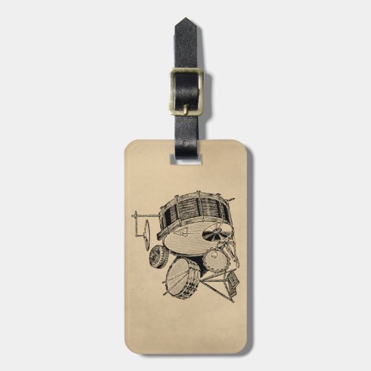 drum bagagelabel (Voorkant verticaal)