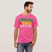 Drum & Bass Dubstep DNB T-shirt (Voorkant volledig)