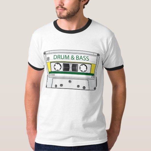 Drum & Bass Mix Tape T-shirt (Voorkant)