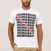 Drum & Bass Square T-shirt (Voorkant)
