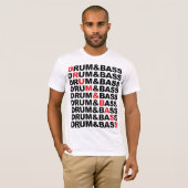Drum & Bass Square T-shirt (Voorkant volledig)