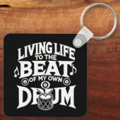 Drum Beat Sleutelhanger (Achterkant)