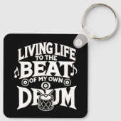 Drum Beat Sleutelhanger (Achterkant)