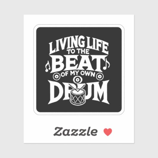 Drum Beat Sticker (Vel)