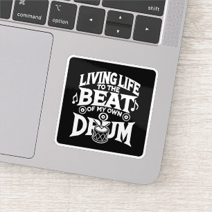 Drum Beat Sticker