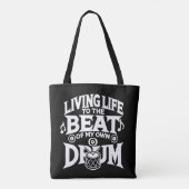 Drum Beat Tote Bag (Achterkant)