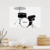 Drum Beats Poster (Keuken)