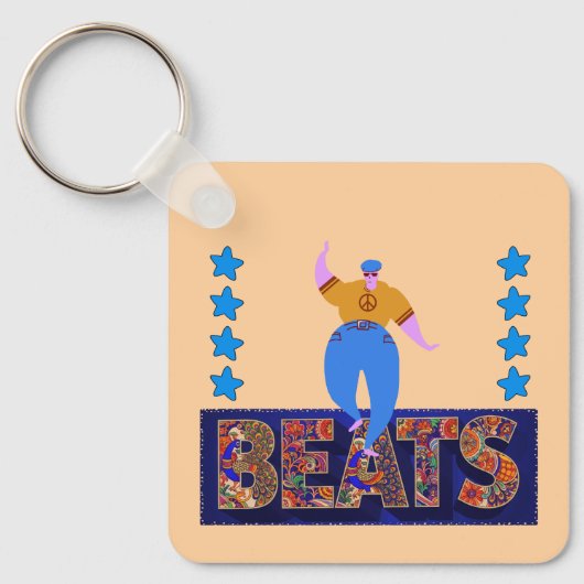 drum beats sleutelhanger (Voorkant)