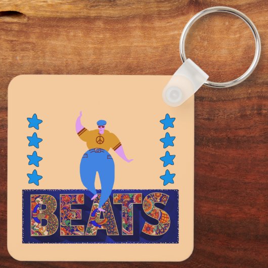 drum beats sleutelhanger (Achterkant)