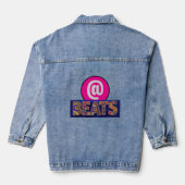drum beats T-Shirt Denim Jacket (Achterkant)