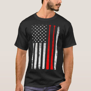 Drum blijft op een  Amerikaan voor Drummers T-shirt