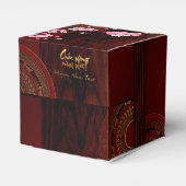 Drum Blossom Tet Hoa Anh Dao Vietnamees Nieuwjaar  Bedankdoosjes (Achterkant)