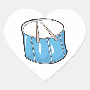 drum blue handdrawn look.png hart sticker