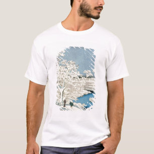 Drum bridge and Setting Sun Hill at Meguro T-shirt