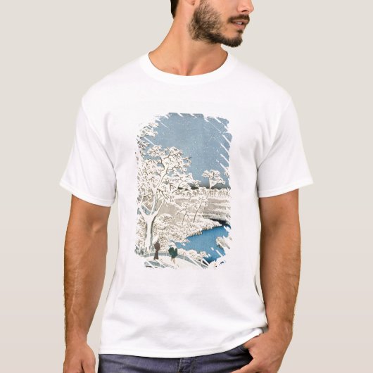 Drum bridge and Setting Sun Hill at Meguro T-shirt (Voorkant)