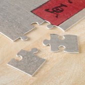 Drum Bridge in de sneeuwse  Ukiyo-e Japanse kunst Legpuzzel (Zijkant)