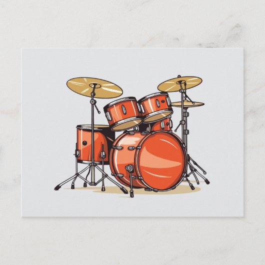 Drum Briefkaart (Voorkant)