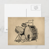  drum briefkaart (Voorkant / Achterkant)