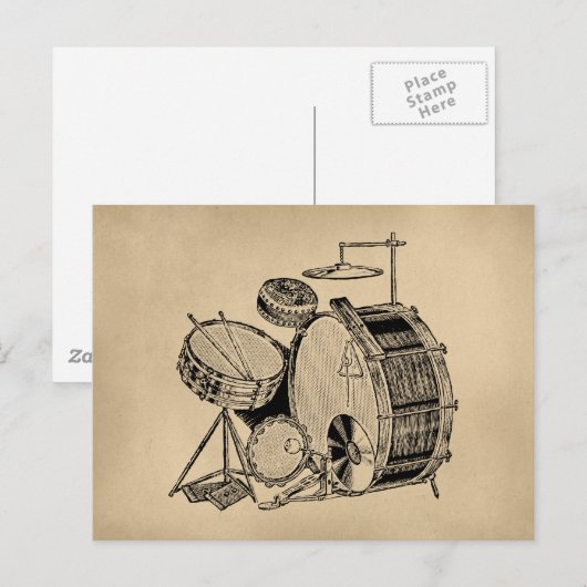 drum briefkaart (Voorkant / Achterkant)