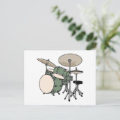 Drum briefkaart (Staand voorkant)