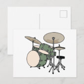 Drum briefkaart (Voorkant / Achterkant)