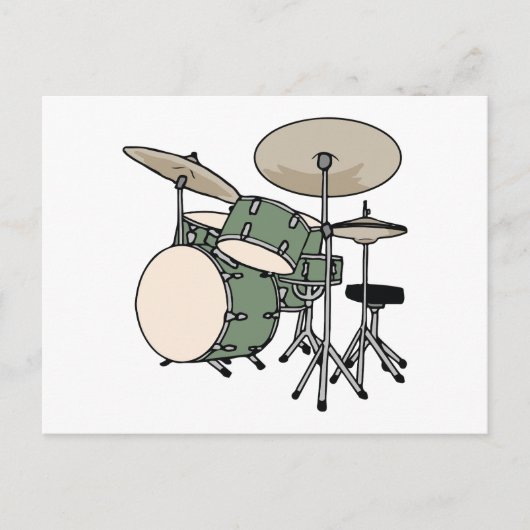 Drum briefkaart (Voorkant)